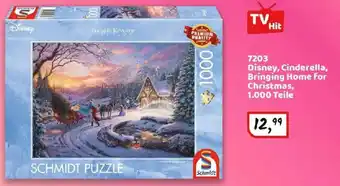 Idee+Spiel Schmidt 7203 Disney, Cinderella, Bringing Home For Christmas, 1.000 Teile Angebot