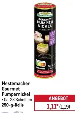 METRO Mestemacher Gourmet Pumpernickel Angebot