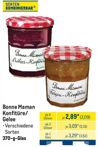 METRO Bonne Maman Konfitüre/ Gelee Angebot