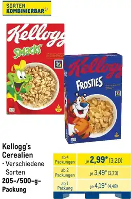 METRO Kellogg's Cerealien Angebot