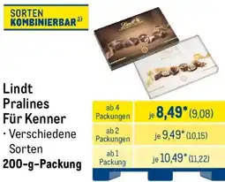 METRO Lindt Pralines Für Kenner Angebot
