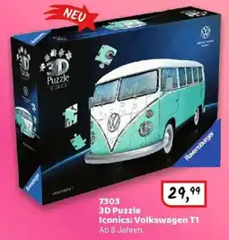 Idee+Spiel Ravensburger 7303 3D Puzzle Iconics: Volkswagen T1 Angebot