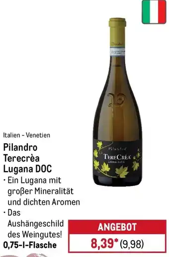 METRO Pilandro Terecréa Lugana DOC Angebot