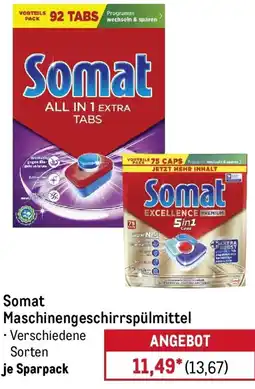 METRO Somat Maschinengeschirrspülmittel Angebot