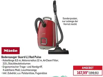 METRO Miele Bodensauger Guard L1 Red Pulse Angebot