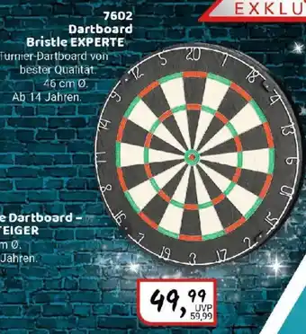 Idee+Spiel VIVA SPORT 7602 Dartboard Bristle EXPERTE Angebot