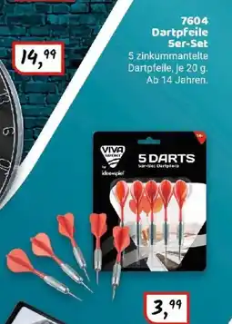 Idee+Spiel VIVA SPORT 7604 Dartpfeile 5er-Set Angebot