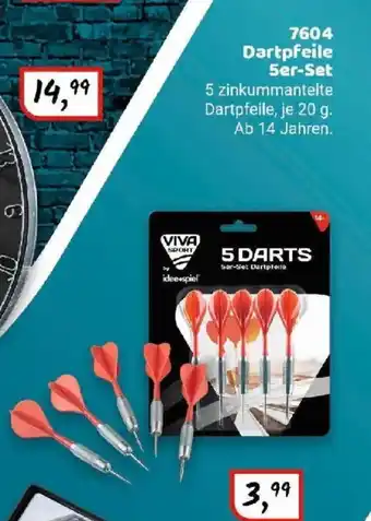Idee+Spiel VIVA SPORT 7604 Dartpfeile 5er-Set Angebot