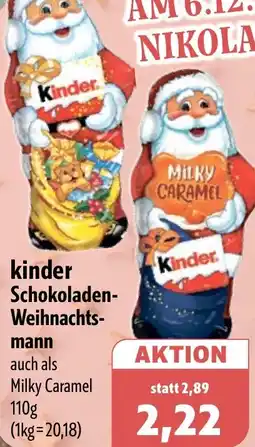 Aktiv Irma kinder Schokoladen- Weihnachtsmann Angebot