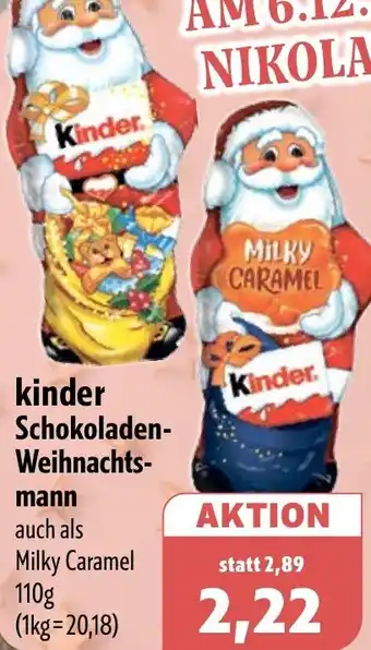 Aktiv Irma kinder Schokoladen- Weihnachtsmann Angebot