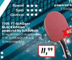 Idee+Spiel VIVA SPORT 7705 TT-Schläger BLACK Edition A powered by Schildkröt Angebot