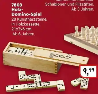 Idee+Spiel FUNTOYS 7803 Holz- Domino-Spiel Angebot