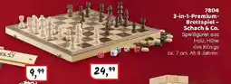 Idee+Spiel FUNTOYS 7804 3-in-1-Premium- Brettspiel- Schach & Co. Angebot