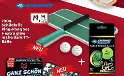 Idee+Spiel SCHILDKRÖT 7904 Schildkröt Ping-Pong Set + extra glow in the dark TT- Bälle Angebot