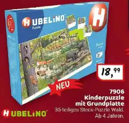Idee+Spiel HUBELINO 7906 Kinderpuzzle mit Grundplatte Angebot