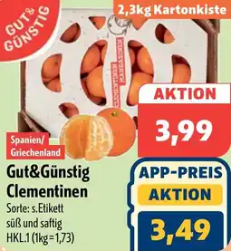 Aktiv Irma Gut&Günstig Clementinen Angebot