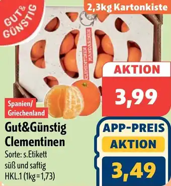 Aktiv Irma Gut&Günstig Clementinen Angebot