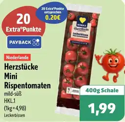 Aktiv Irma Niederlande Herzstücke Mini Rispentomaten Angebot