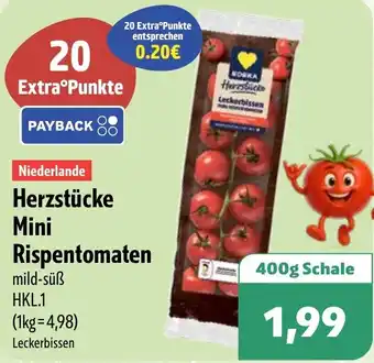 Aktiv Irma Niederlande Herzstücke Mini Rispentomaten Angebot
