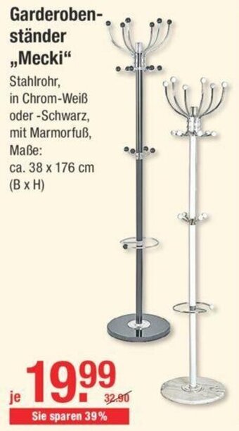V Baumarkt Garderobenständer Mecki Angebot