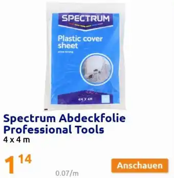 Action Spectrum Abdeckfolie Professional Tools Angebot