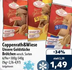 Aktiv Irma Coppenrath&Wiese Unsere Goldstücke Brötchen Angebot