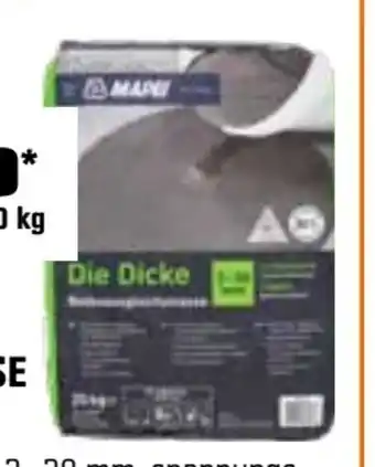 OBI Mapei Bodenausgleichmasse Die Dicke Angebot