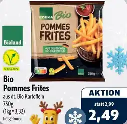 Aktiv Irma Bio Pommes Frites Angebot