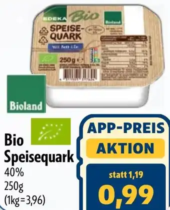 Aktiv Irma Bio Speisequark Angebot