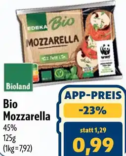 Aktiv Irma Bio Mozzarella Angebot