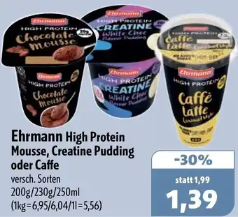 Aktiv Irma Ehrmann High Protein Mousse, Creatine Pudding oder Caffe Angebot