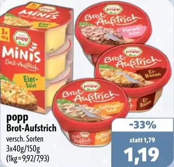 Aktiv Irma popp Brot-Aufstrich Angebot