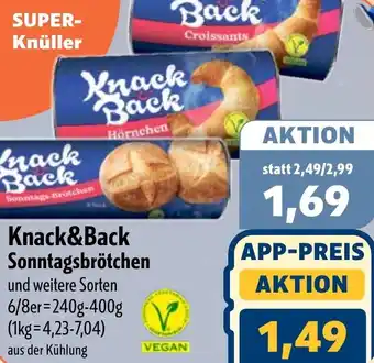 Aktiv Irma Knack&Back Sonntagsbrötchen Angebot