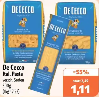 Aktiv Irma De Cecco Ital. Pasta Angebot
