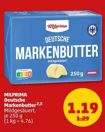 PENNY Milprima deutsche markenbutter Angebot