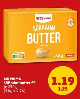PENNY Milprima süßrahmbutter Angebot