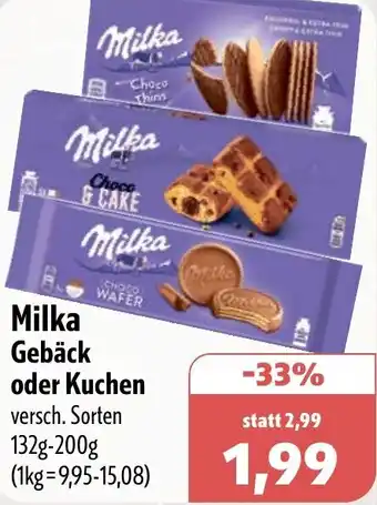 Aktiv Irma Milka Gebäck oder Kuchen Angebot