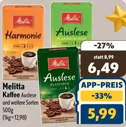 Aktiv Irma Melitta Kaffee Angebot