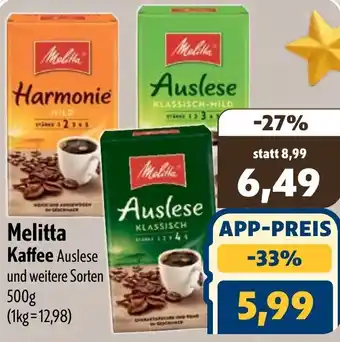Aktiv Irma Melitta Kaffee Angebot