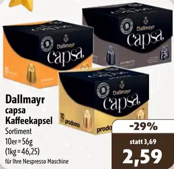 Aktiv Irma Dallmayr capsa Kaffeekapsel Angebot