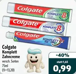 Aktiv Irma Colgate Komplett Zahncreme Angebot