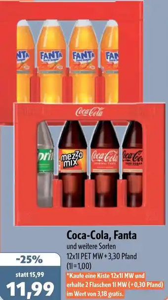 Aktiv Irma Coca-Cola, Fanta Angebot