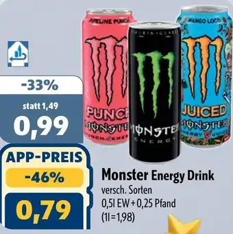 Aktiv Irma Monster Energy Drink Angebot