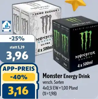 Aktiv Irma Monster Energy Drink Angebot