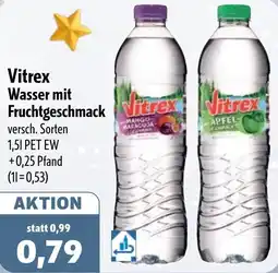 Aktiv Irma Vitrex Wasser mit Fruchtgeschmack Angebot