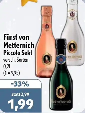Aktiv Irma Fürst von Metternich Piccolo Sekt Angebot