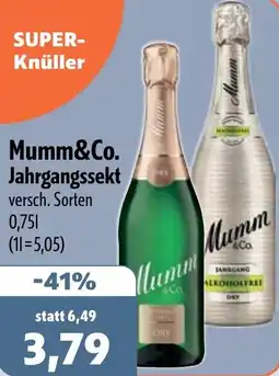 Aktiv Irma Mumm&Co. Jahrgangssekt Angebot