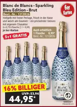 Norma Blanc de Blancs – Sparkling Bleu Edition – Brut Angebot