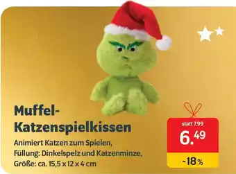 Das Futterhaus Muffel- Katzenspielkissen Angebot