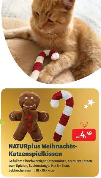 Das Futterhaus NATURplus Weihnachts- Katzenspielkissen Angebot
